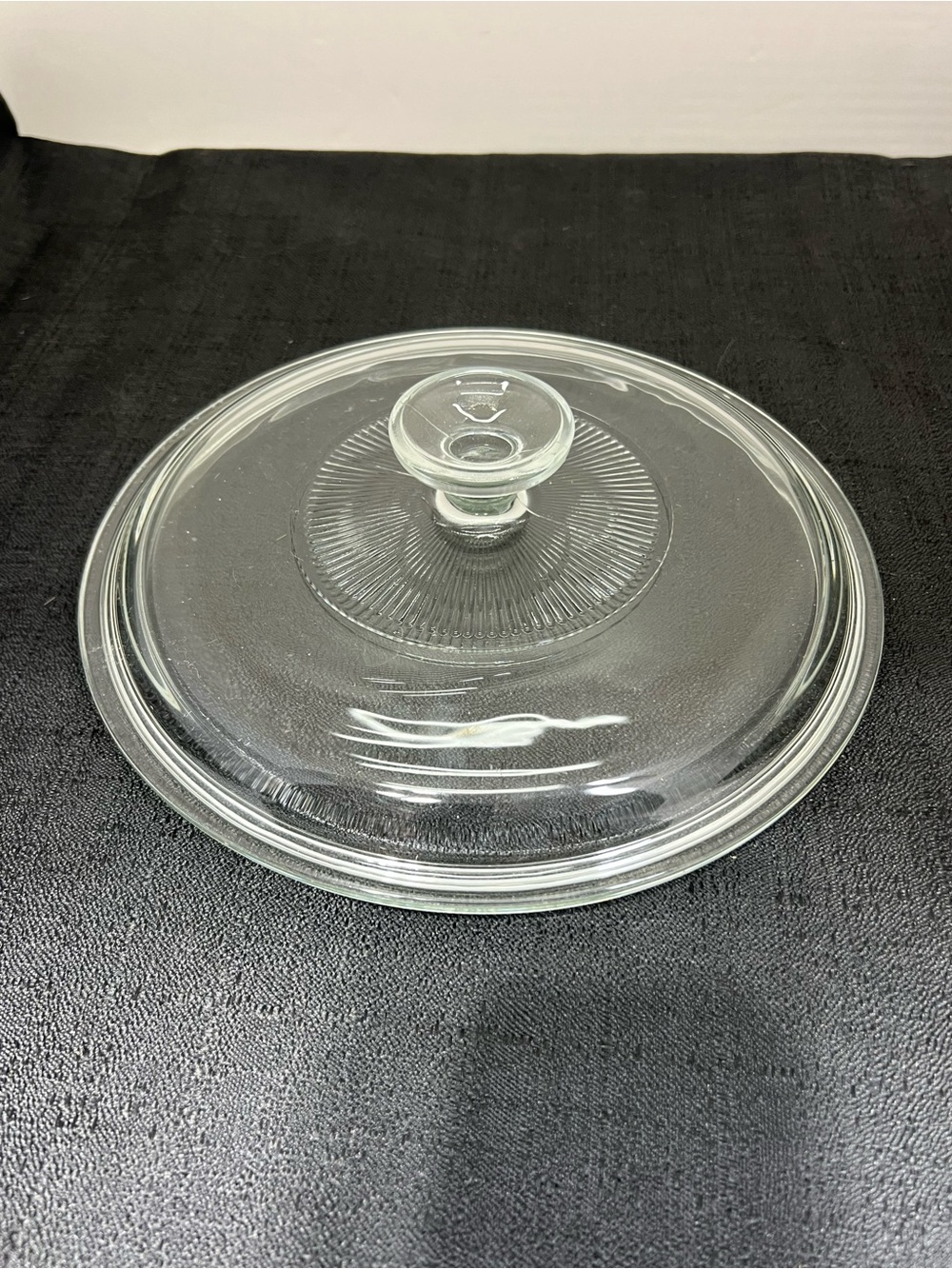 Pyrex Glass Lid 9 inch Round G-1-C  8.5” Diameter G